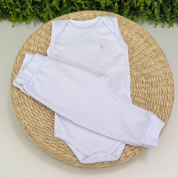 Pijama Kiko Baby® Branco — imagem 1