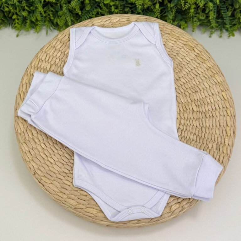 Pijama Kiko Baby® Branco