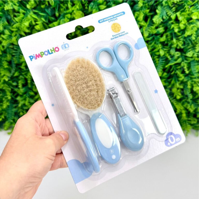 Kit Primeiros Cuidados Bebê Azul