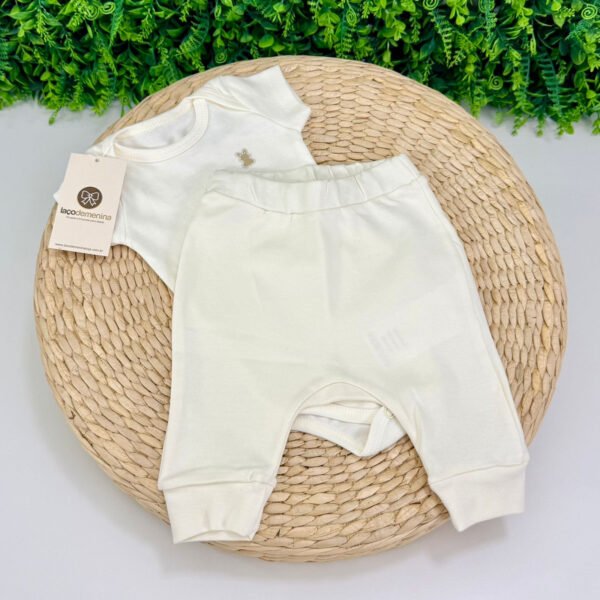 Pijama Kiko Baby® Off-White — imagem 1