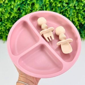 Kit Introdução Alimentar PandaEar® Rosa Claro