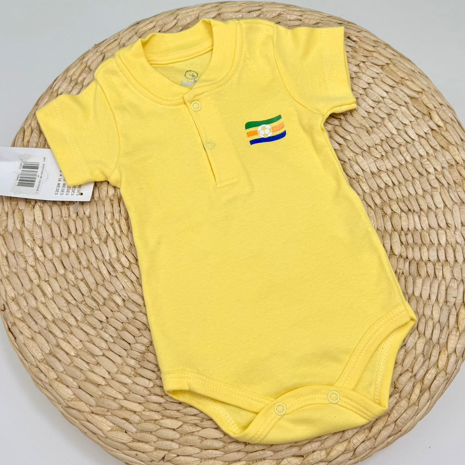 Body Brasileirinho Amarelo