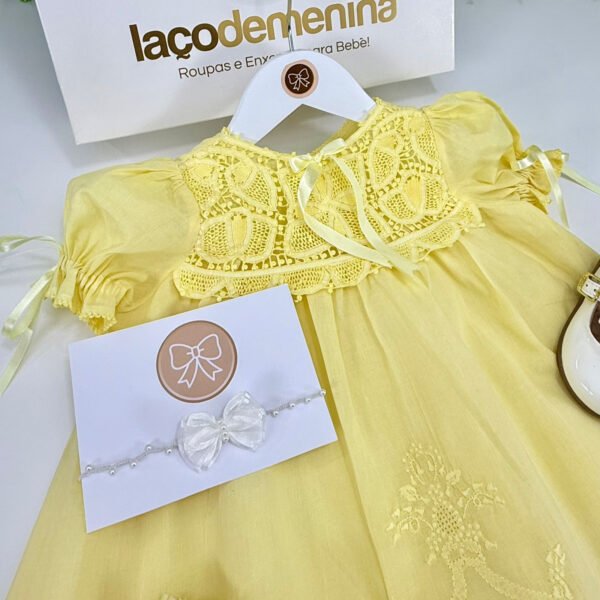 Vestido Três Ordens Amarelo — imagem 2