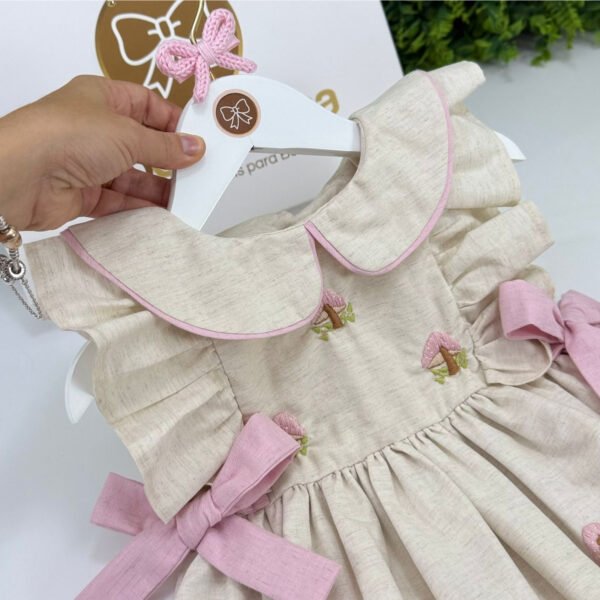Vestido Cogumelos Rosa — imagem 2