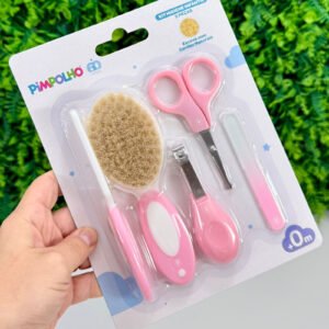 Kit Primeiros Cuidados Bebê Rosa