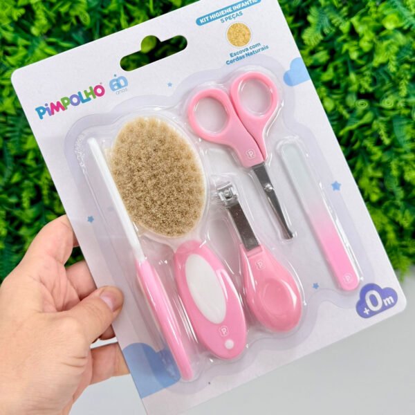 Kit Primeiros Cuidados Bebê Rosa — imagem 1