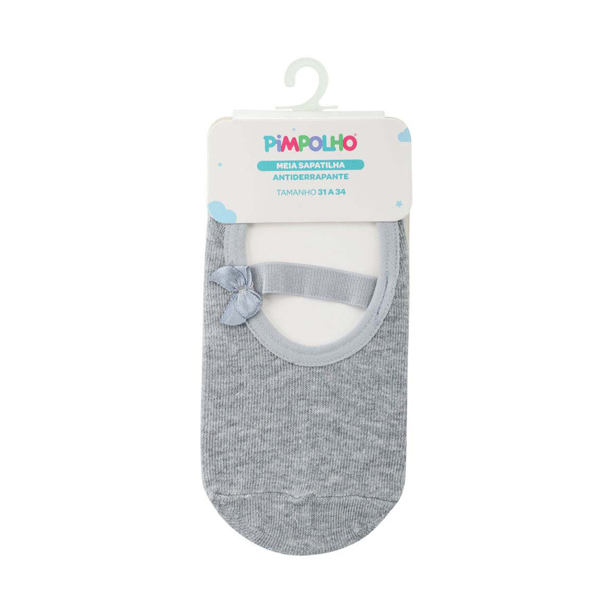 Meia Sapatilha Pimpolho® Cinza - Imagem 3