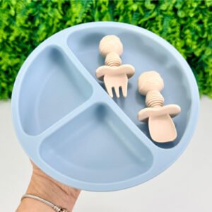 Kit Introdução Alimentar PandaEar® Azul