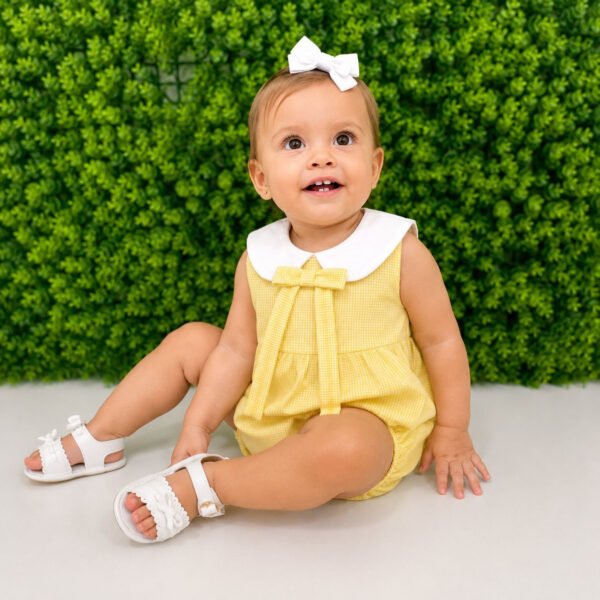 Pimpão Larissa Xadrez Amarelo — imagem 1