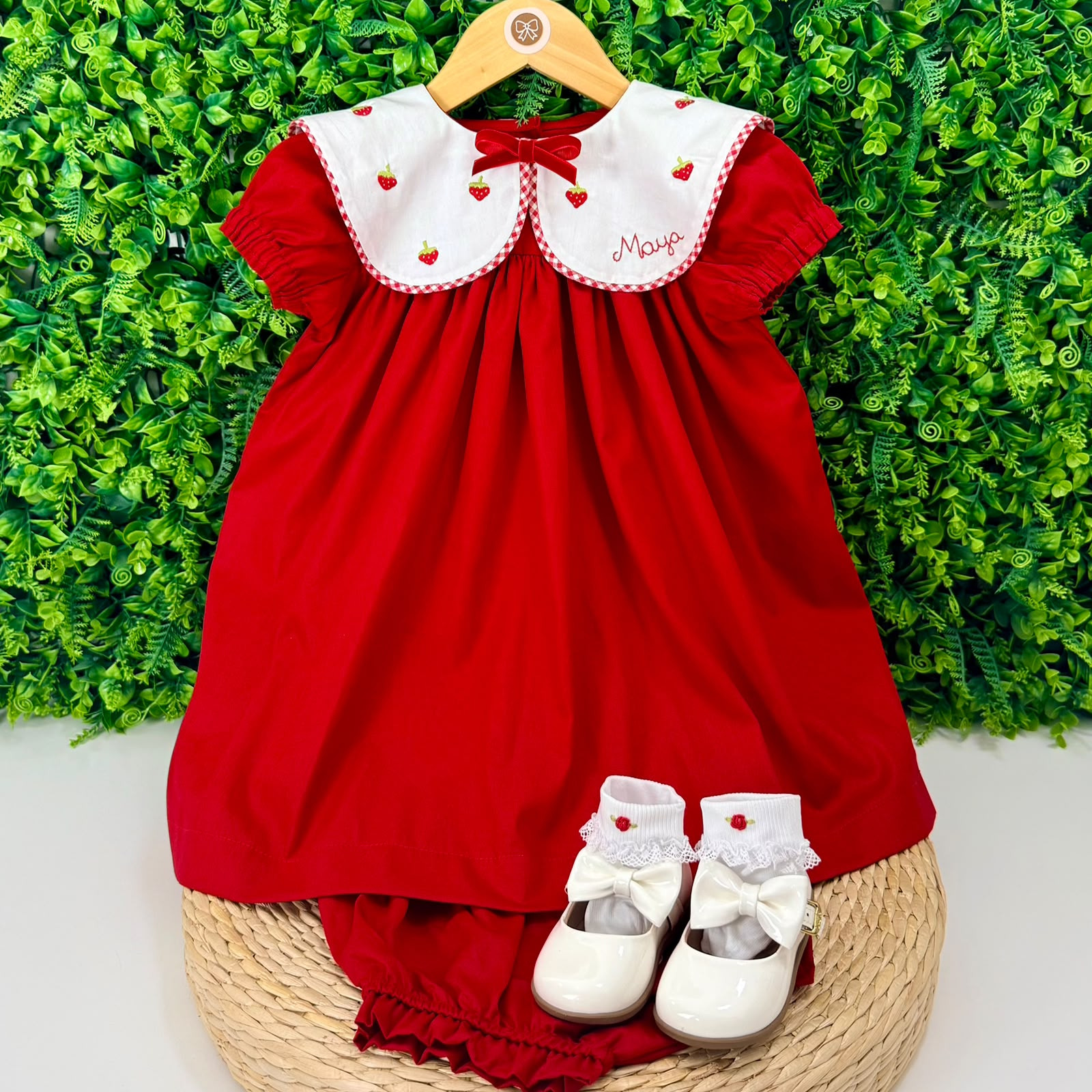 Vestido Moranguinho Encomenda