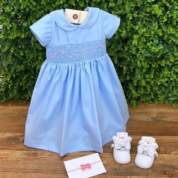 Vestido Festa Azul Claro com Rococó — imagem 2