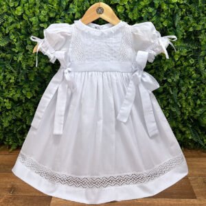 Vestido Sofia Branco Renda Paraibana com Calcinha