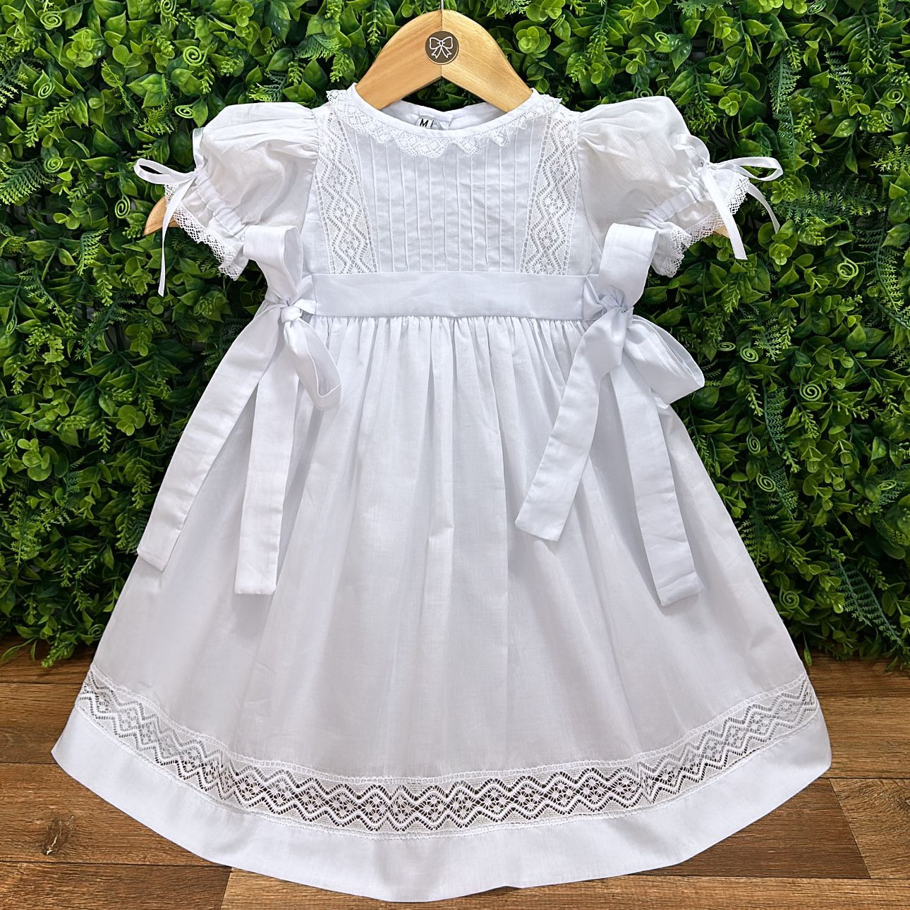 Vestido Sofia Branco Renda Paraibana com Calcinha