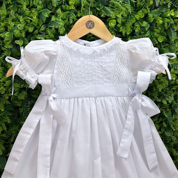Vestido Sofia Branco Renda Paraibana com Calcinha — imagem 2