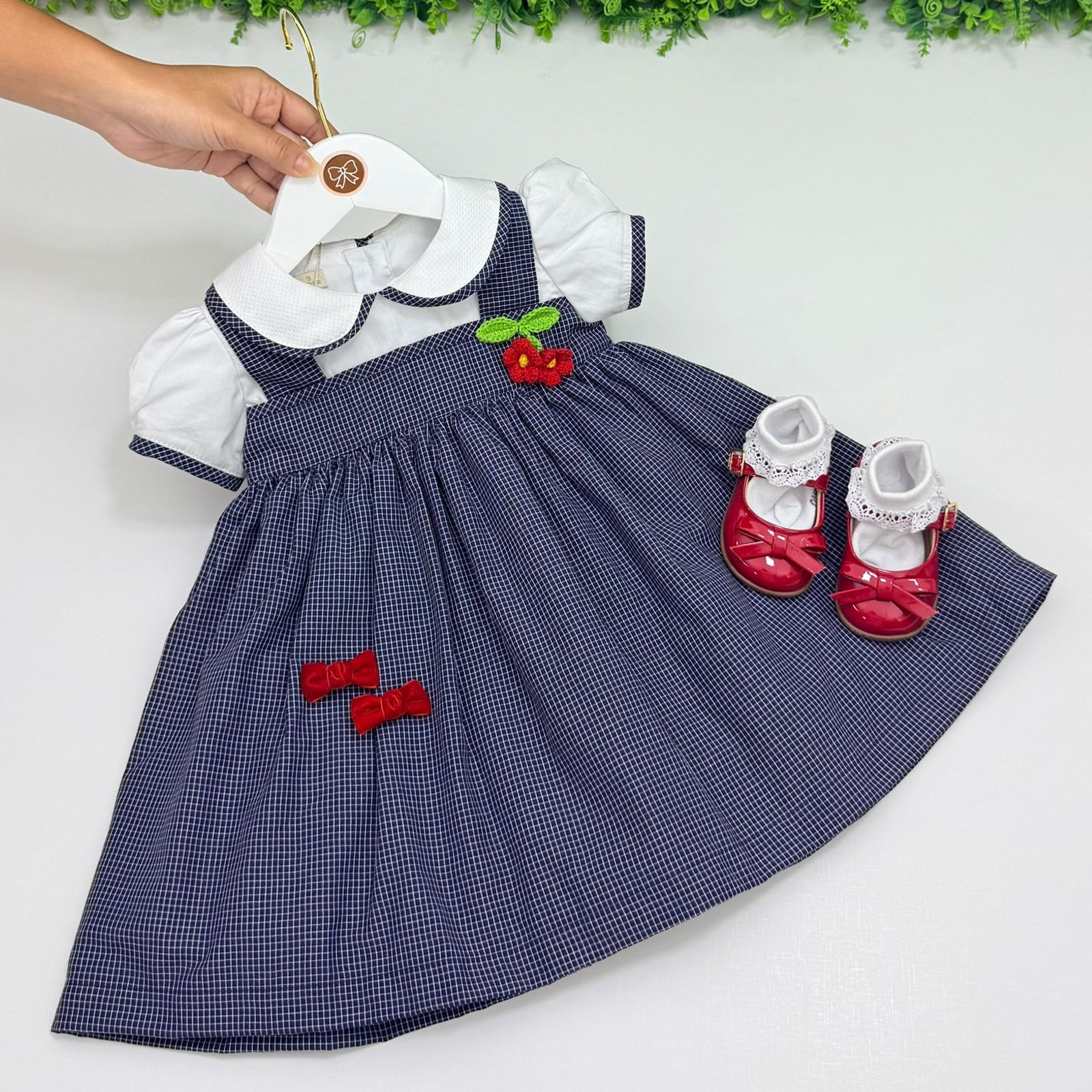 Vestido Tarcila Azul Marinho