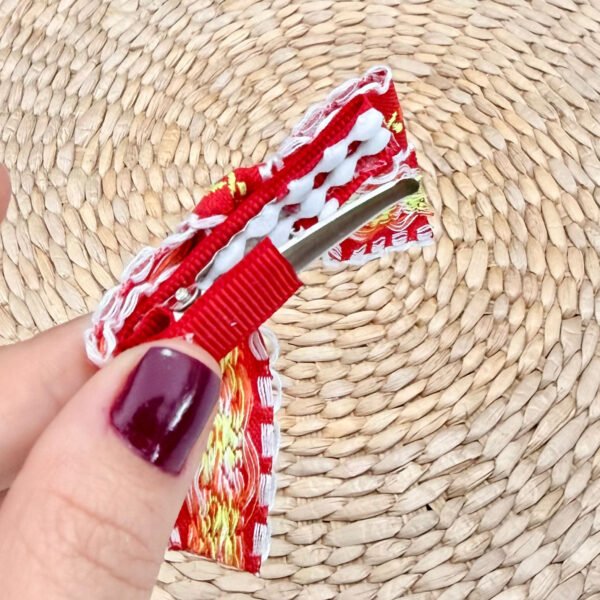 Par de Lacinhos Vermelho — imagem 3