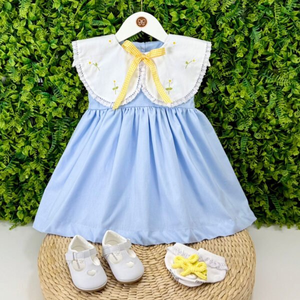Vestido Azul Margaridas — imagem 2