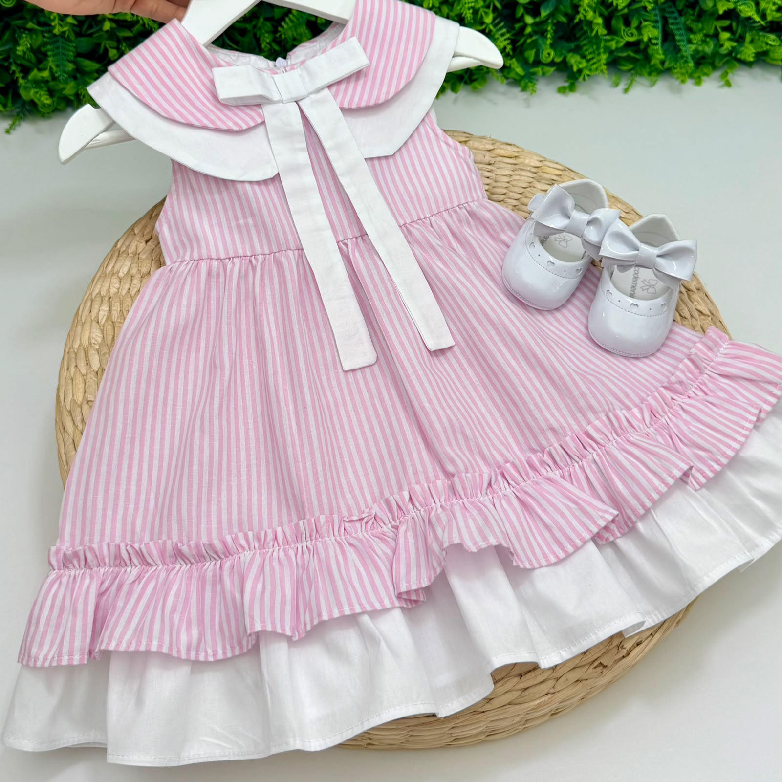 Vestido Olivia Listrado Rosa - Imagem 2