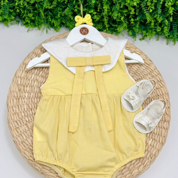 Pimpão Larissa Xadrez Amarelo — imagem 2