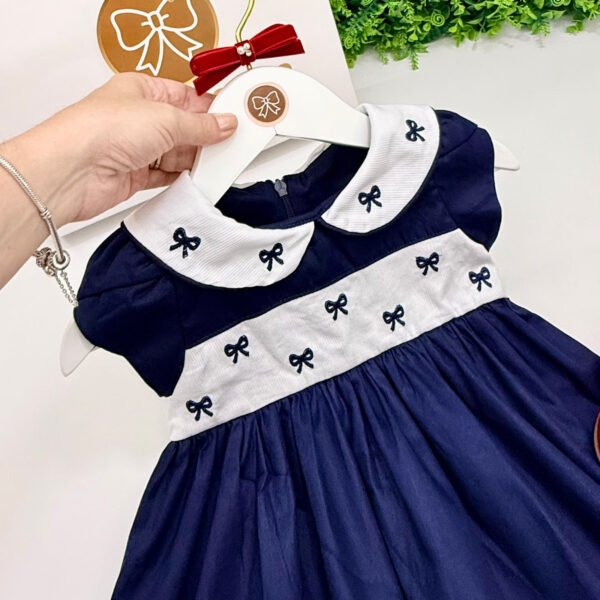 Vestido Íris Azul Marinho — imagem 3