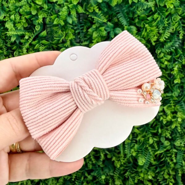 Laço Rosa Bico de Pato — imagem 1