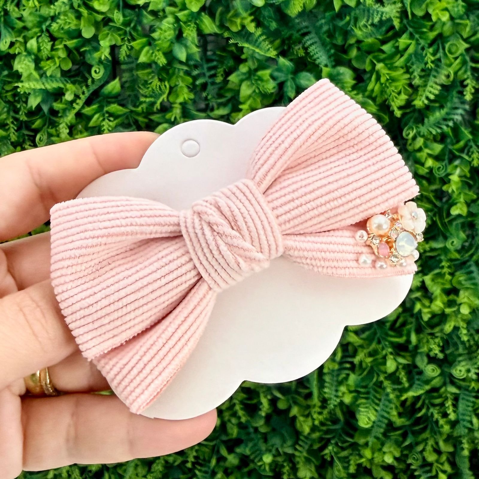 Laço Rosa Bico de Pato