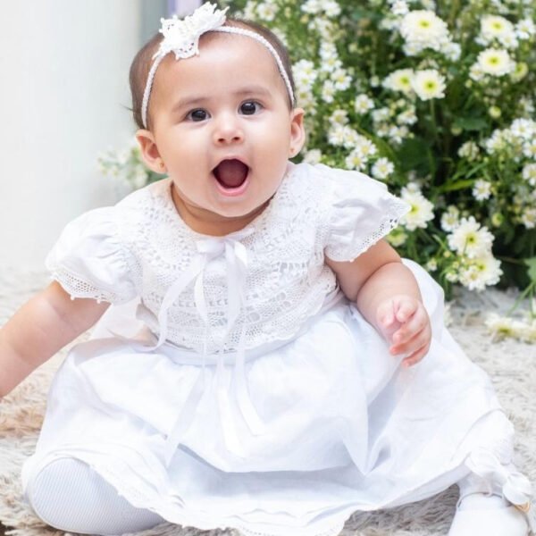 Vestido de Batizado Barrinha — imagem 1