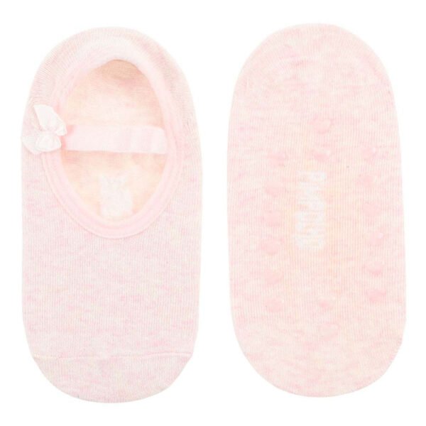 Meia Sapatilha Pimpolho® Antiderrapante Rosa Claro — imagem 1
