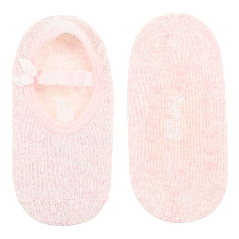 Meia Sapatilha Pimpolho® Antiderrapante Rosa Claro