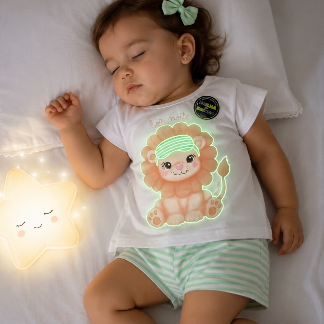Pijama Leoazinha Verde