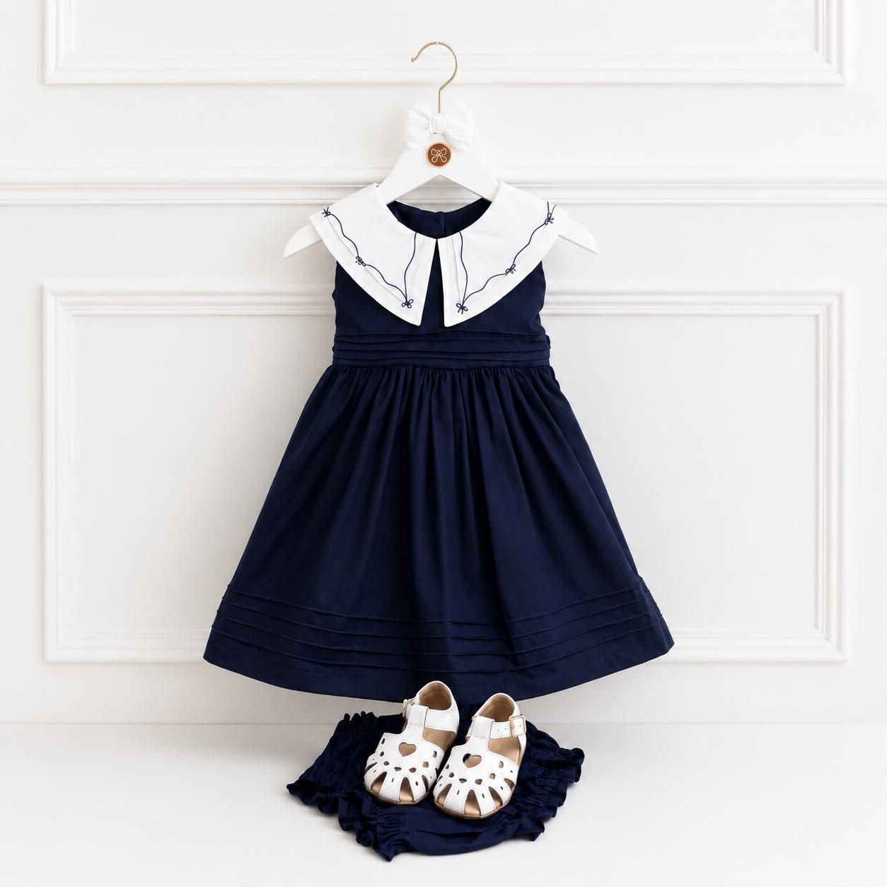 Vestido Giovana Azul Marinho