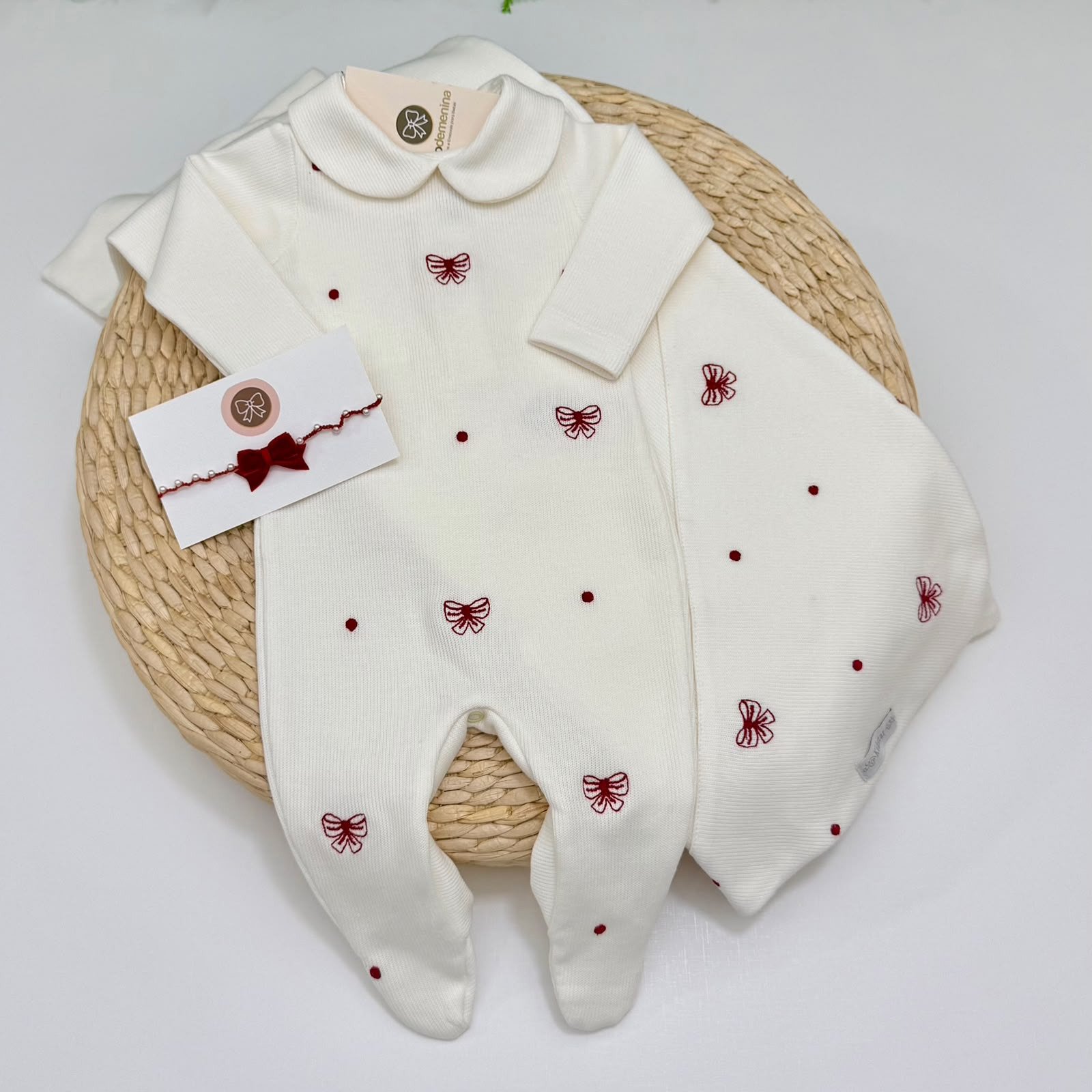 Saída Maternidade Off-White Kidstar® Lacinhos