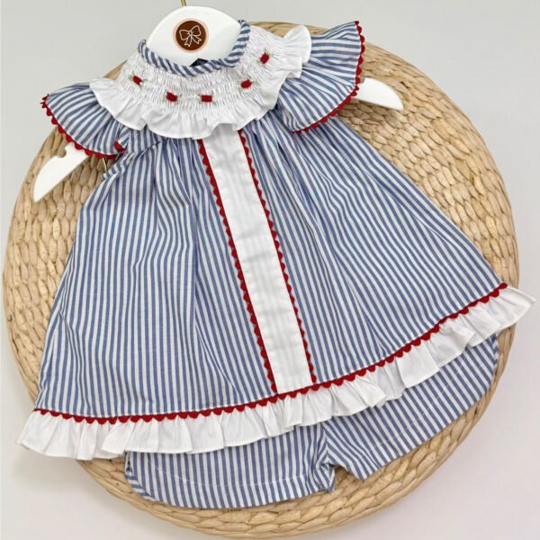 Conjunto Francis Listrado Azul — imagem 3