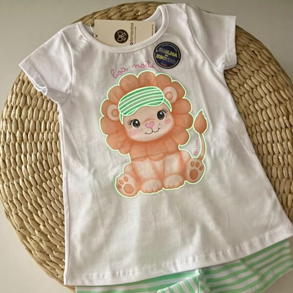 Pijama Leoazinha Verde — imagem 3