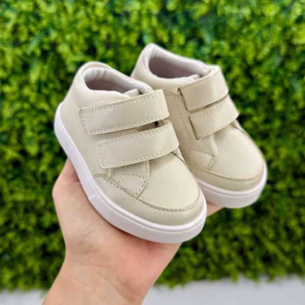 Tênis Lupie® Velcro Duplo Off-White — imagem 2