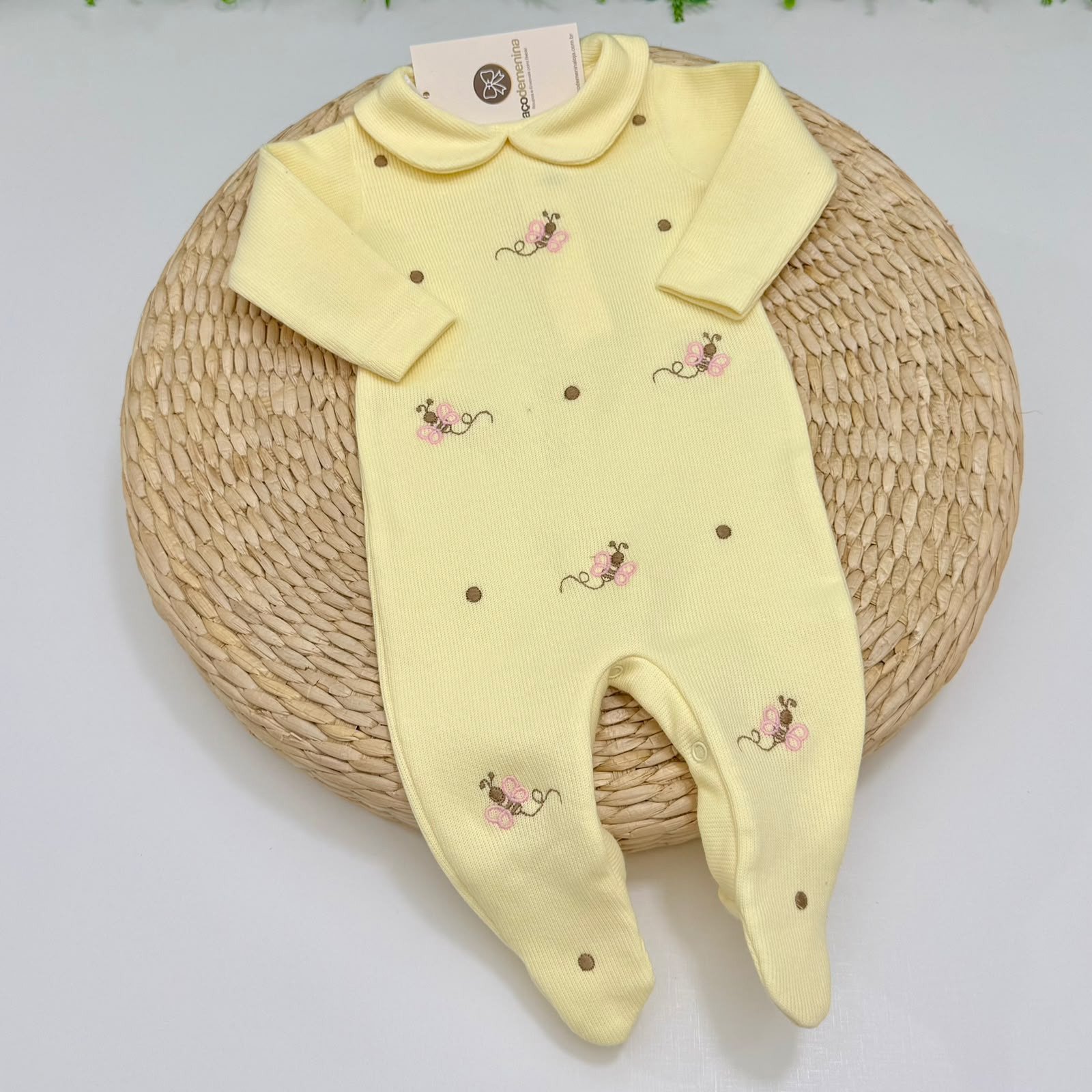 Macacão Amarelo Kidstar® Borboletas