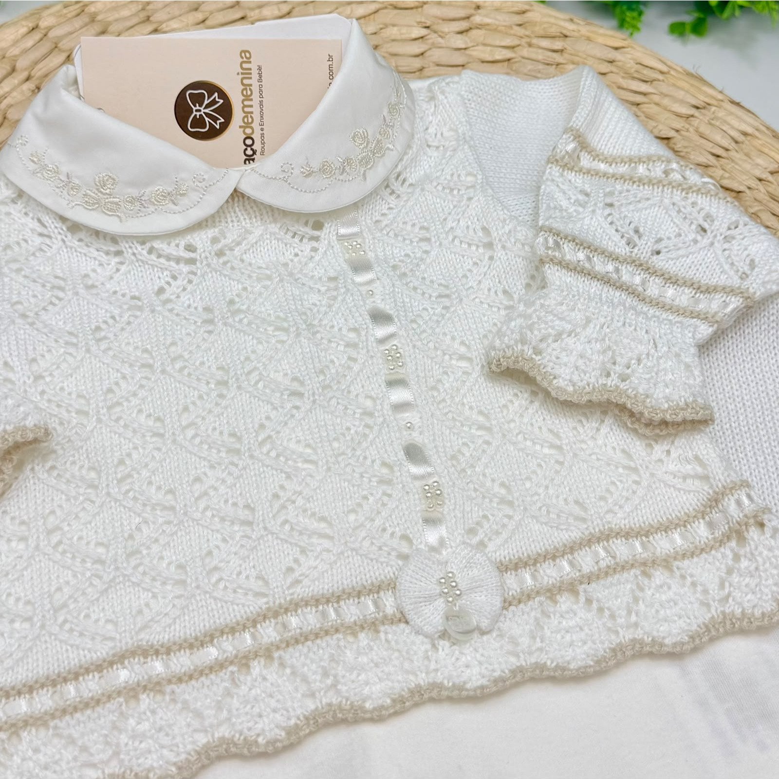Saída Maternidade Carolina Off-White - Imagem 2