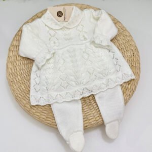 Saída Maternidade Sofia Off-White sem Manta
