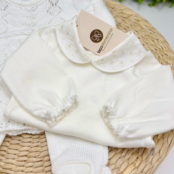 Saída Maternidade Sofia Off-White sem Manta — imagem 3