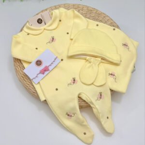 Saída Maternidade Amarelo Kidstar® Borboletas