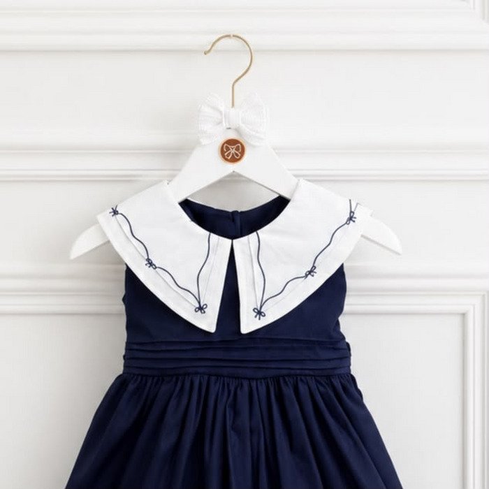 Vestido Giovana Azul Marinho - Imagem 2