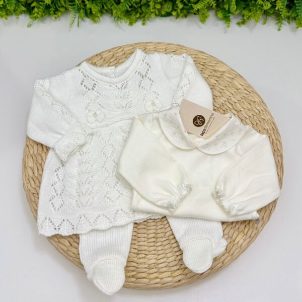 Saída Maternidade Sofia Off-White sem Manta — imagem 2