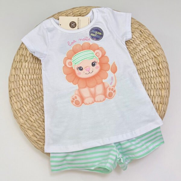Pijama Leoazinha Verde — imagem 2