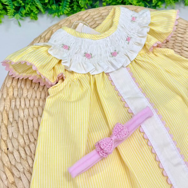 Conjunto Francis Listrado Amarelo — imagem 3