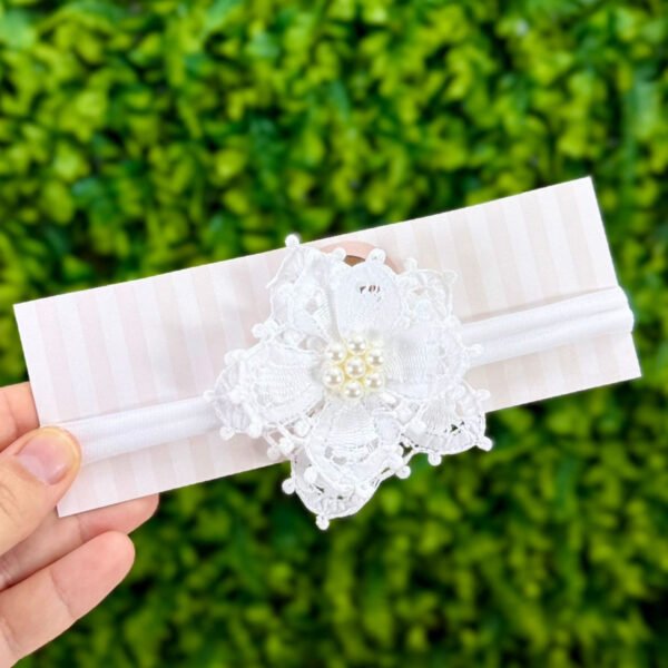 Tiara Renda Renascença Faixinha (P) — imagem 1