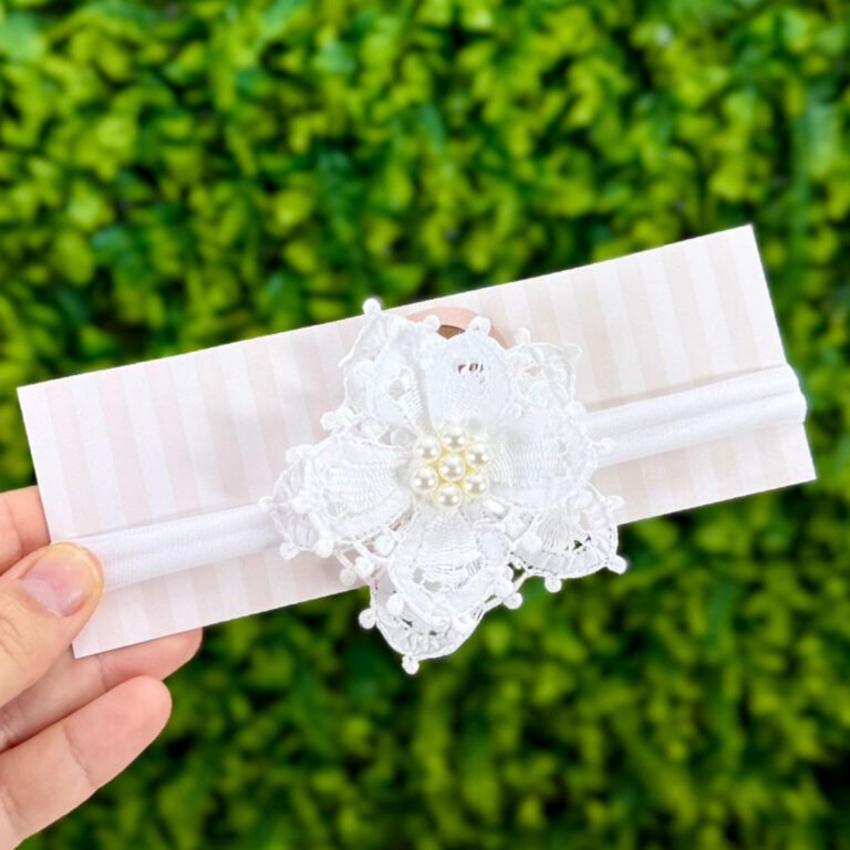 Tiara Renda Renascença Faixinha (P)