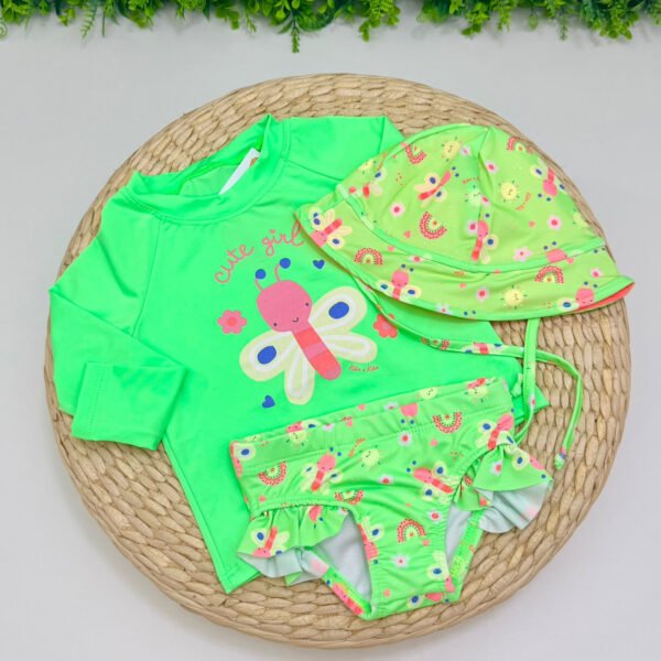 Conjunto Proteção UV Butterfly Verde — imagem 3