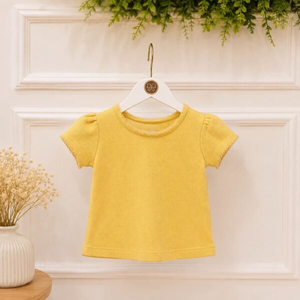Camisa Alice Anjos Baby® Amarela — imagem 1
