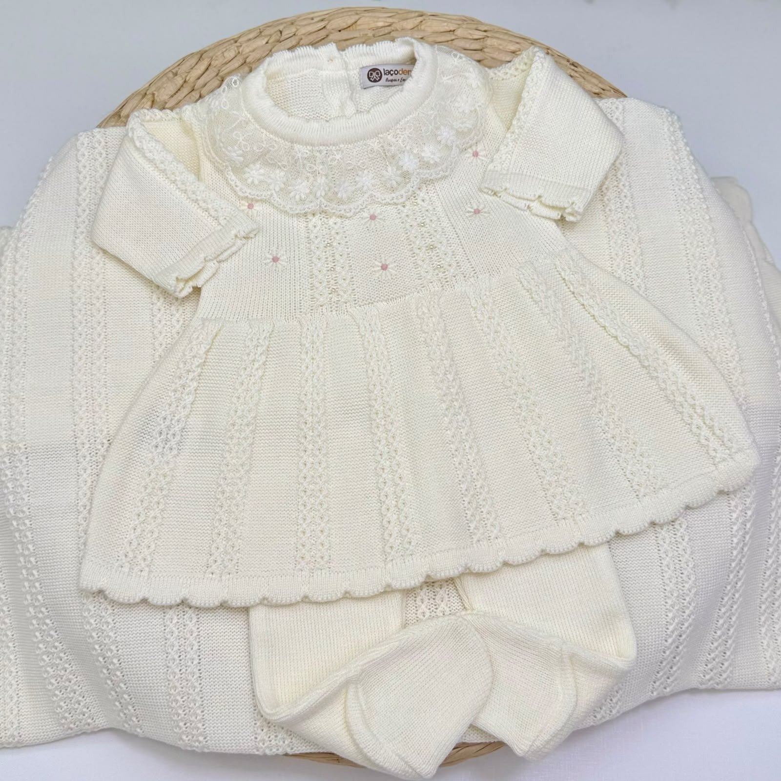 Saída Maternidade Marina Off-White