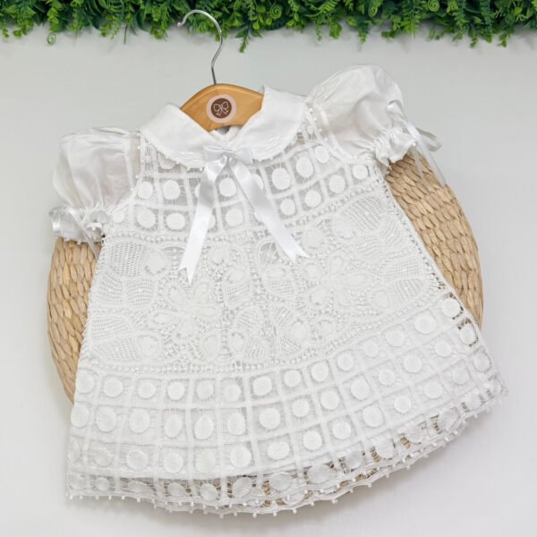 Vestido Renda Renascença Branco — imagem 1